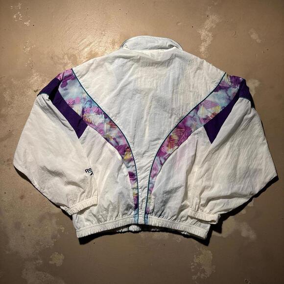 Vintage 80’s Reebok unique windbreaker jacket streetwear - Picture 1 of 5
